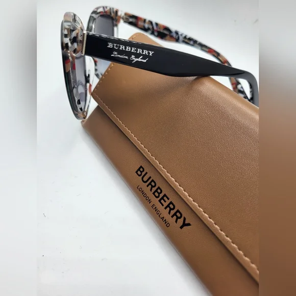 Burberry Women's Black Cat-Eye Sunglasses - Picture 7 of 11